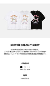 SKETCH DREAM T-SHIRT (3color)