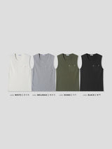 ケマ ポケット マッスルフィット スリーブレス Tシャツ