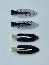 Clear Dot Four Hair-Pin