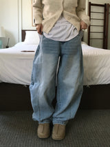 Double Cut Balloon Denim (4c)