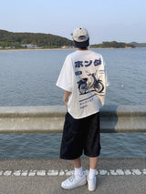 [Linen] カーペンダーバンディングバミューダパンツ
