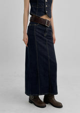 [MADE] Seville SET - Denim Long Skirt