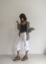 2WAY CAPRI BOOTS CUT PANTS