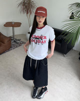 フェンノンフェイドバミューダデニムパンツ