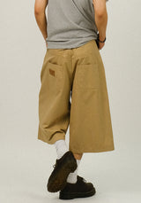 BU Strap Cotton Bermuda Pants
