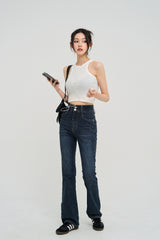 [U-BASIC] Winnie Halter Ribbed Sleeveless