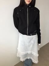 Luke Studded High-Neck Jacket (2color)