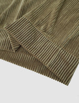 Glitter ribbed velvet top