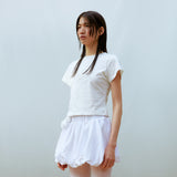 Horse Crop T-shirt (WHITE)