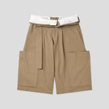  Vienne Belting Cargo Bermuda Pants 3C