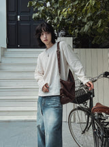 ローリンズベロアラウンド長袖Tシャツ