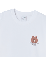 26SS べアドールハグ ブラウン ラインフレンズ ショートスリーブTシャツ