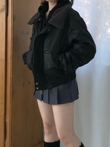 Crack Leather Mustang Jacket (2 colors)
