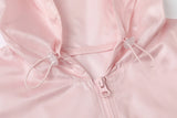 Athletic windbreaker - pink