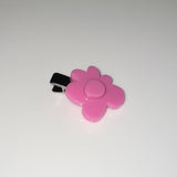 ピンクフラワーヘアクリップ (1pcs)