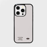 ホリデーガラスバンパーケース(matte / light silver)