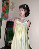 (2color) Rolling Flower Chiffon Scarf
