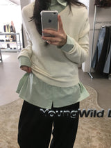 ルエルカシミアVネックニット (4color)