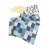 Patchwork Reversible Cotton Summer Blanket - L Size
