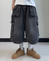 Dekaring D‑Ring Cargo Bermuda Denim