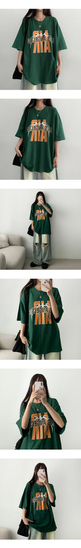 オーバーサイズフィット半袖Tシャツ