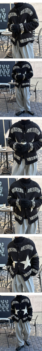 [Unisex] USA カウチンニットカーディガン(2color)