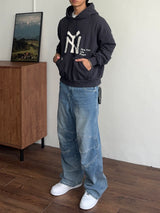 Distro NY Crop Hoodie (4color) (No.989)