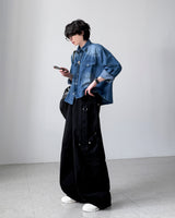 レストンクロップデニムシャツ