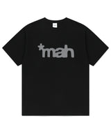 mah カットオフアップリケTシャツ