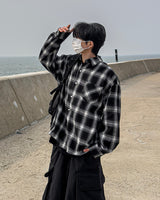 Retro Air Oversized Fit Check Shirt