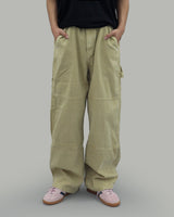 Kami Patch Carpenter Pants (Beige)