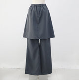 Merci pleated skirt layered pants