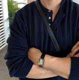 Look Estee Daily Ribbed Modal Henry Neck Knit