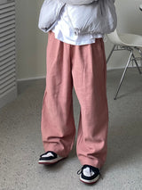 Pink light green pants pastel cotton balloon pants 3C