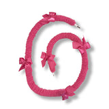 Fuzzy cable_Ribbon_Hot pink (Hot pink)