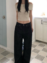 Norton off-shoulder knitwear (2 colors)