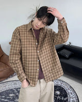 ヘイスクロップチェックシャツ