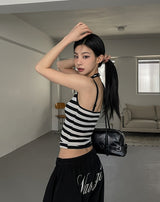 Molly Stripe Halter Sleeveless