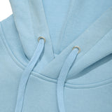 CHERRY ARCH LOGO CROP HOODIE [SKY]