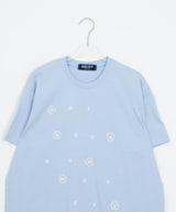 [unisex] ミュール ルーズフィット プリンティング ショート スリーブ ティー