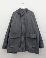 Shearling Overfit Cotton Field Jacket (2 Colors)