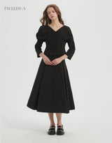 Ivy cape collar blouse