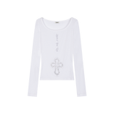 Cross Hotfix Long Sleeve [White]
