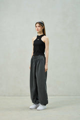 POPPY SLEEVELESS TOP / BLACK