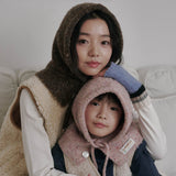 Family Sprinkle Boucle Balaclava Set (Pink)