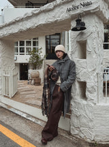 Atelier Hooded Wool Duffle Coat