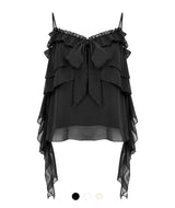 Reka Sheer Ribbon Blouse