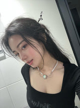 シルバー幾何学ヘアピン