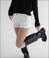Moa back pocket cotton shorts