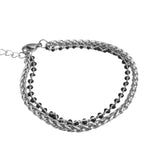 Men's ブレスレットビーズサージカルチェーン_CLEF ヘッドルームブレスレット